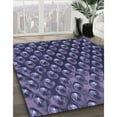 thumbnail image 2 of Ahgly Company Indoor Square Patterned Medium Slate Blue Area Rugs, 4' Square, 2 of 6