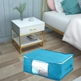 thumbnail image 3 of Cheers Portable Non-Woven Fabric Quilt Blanket Home Clothes Storage Bag Box Organizer, 3 of 8