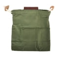 thumbnail image 2 of Bolsa de forraje con cinturón, bolsa de forraje de lona de cuero, bolsa para recoger frutas, bolsa de forraje plegable, diseño aerodinámico, 2 of 14