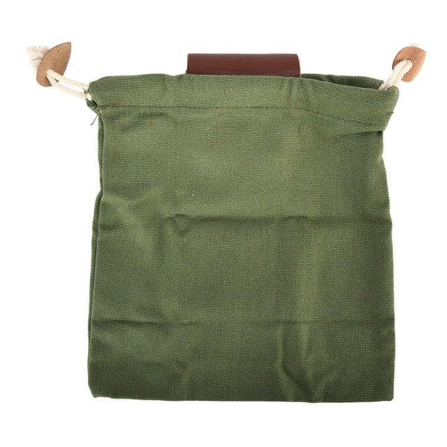 Jadeshay Pochette de Recherche de Nourriture en Toile en Cuir Pochette de Recherche de Nourriture en Toile en Cuir Ceinture Sac de cueillette de Fruits pour Le Camping Collecte de Fruits(armée Verte)
