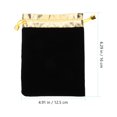 thumbnail image 5 of 20 Pcs Velvet Bag Drawstring Jewelry Bags Wedding Candy Small Presents Christmas Gift Portable Pouches Coin, 5 of 6