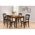 thumbnail image 2 of Boraam 5-Piece Shaker Dining Set with Black and Oak Finish, 2 of 2