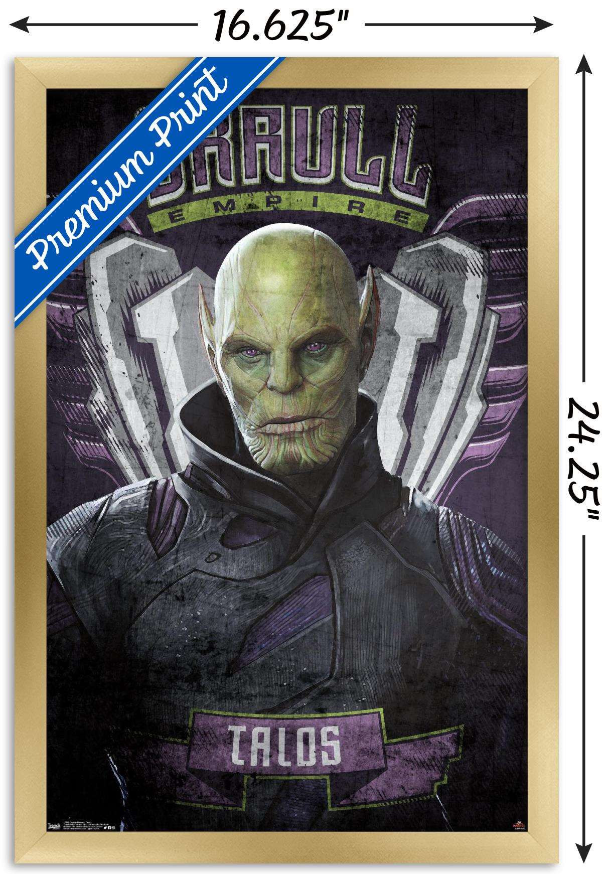 Marvel Cinematic Universe - Captain Marvel - Talos Wall Poster, 14.725" x 22.375", Framed