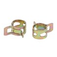 thumbnail image 3 of 100 Pcs 8mm Spring Band Type Action Fuel Hose Pipe Air Clamp Bronze Tone, 3 of 3
