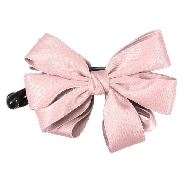 Pinzas para el cabello Unique Bargains con encaje rosa grande para niñas y mujeres
