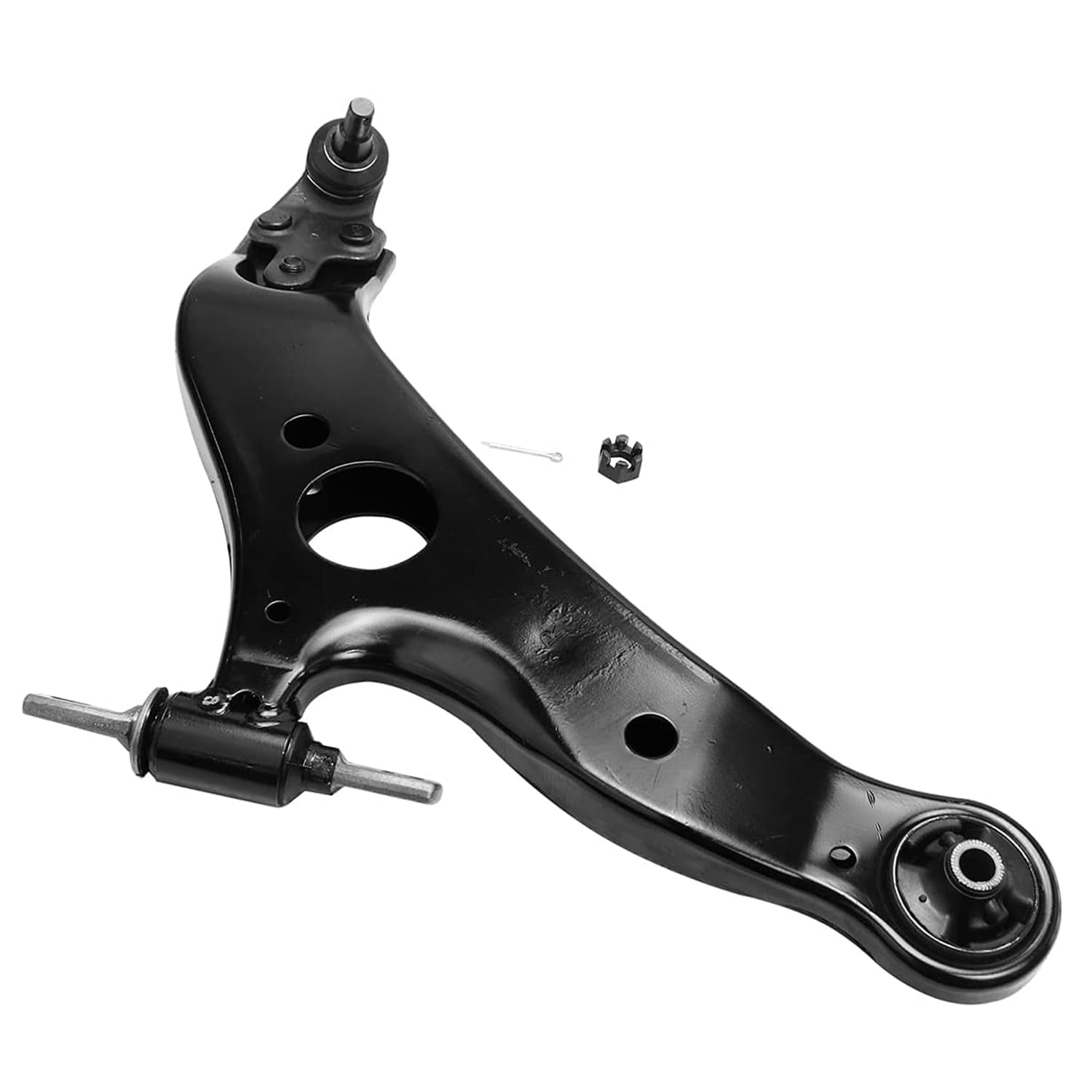 Detroit Axle - Front 8pc Control Arms Kit for 2004-2010 Toyota Sienna, 2 Lower Control Arms with Ball Joints 4 Tie Rods 2 Sway Bar Links 2005 2006 2007 2008 2009 Replacement