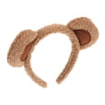 thumbnail image 4 of Bonita diadema con orejas de oso de peluche, accesorio para el pelo de oso, accesorio para disfraz, diadema mullida para mujeres y niñas, 4 of 7