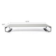 thumbnail image 3 of M&T Displays Universal Monitor Stand 31 lbs Safe Carrying Capacity, Aluminum Metal Shelf Organizer for Office Desk Accessories & TV Stands (Gray) (2 Pack), 3 of 7