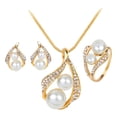 thumbnail image 1 of Conjunto de joyas de imitación jinwen para boda nupcial, 1 of 8