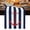 Blue, variant on Grey White Striped Table Runner 72 Inches Long, Navy Blue Beach Nautical Anchor Ocean Coastal Kitchen Coffee Dining Table Decoration for Home Party Birthday Wedding Home Decor 18x72 Inches