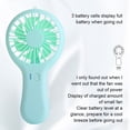 thumbnail image 3 of Injueey Mini de carga silenciosa, ventilador de carga USB para dormitorio, ligero y compacto, cómodo de llevar Electrodomésticos blanco, 3 of 6