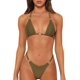 thumbnail image 1 of MIKETAI Bikinis sexy para mujer 2 piezas Bikini correa de espagueti trajes de baño de color sólido traje de baño triángulo traje de baño, 1 of 4