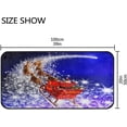 thumbnail image 3 of GZHJMY Kitchen Rugs,Santa Claus Flying on A Falling Star Non Slip Washable Cushioned Carpets AntiFatigue Comfort Porch Floor Mat Doormat Christmas Decoration, 39"x20", 3 of 7
