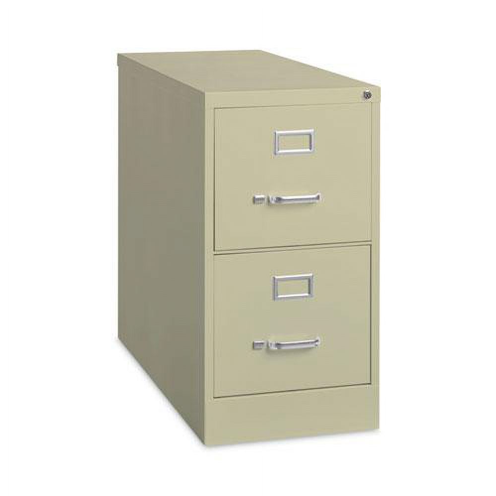 Hirsh Industries Vertical Letter File Cabinet, 2 Letter-Size File Drawers, Putty, 15 X 26.5 X 28.37 - image 2 of 5