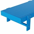 thumbnail image 3 of Laguna Adirondack Poly Reclining Chaise Lounge With Wheels, Pacific Blue, 3 of 11
