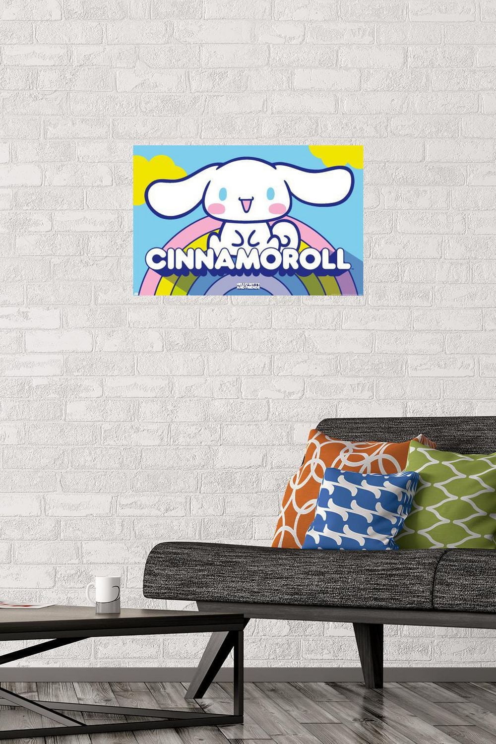 Hello Kitty and Friends: 22 Over The Rainbow - Cinnamoroll Wall Poster, 22.375" x 34"