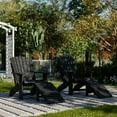 thumbnail image 3 of Wildridge Heritage Adirondack Chair, Black - Outdoor All-Weather Poly Furniture for Patio, Deck, Yard, 3 of 5