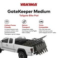 thumbnail image 3 of Yakima GateKeeper Truck Bed Tailgate Pad for Transport, Up to 6 Bikes, Black, 3 of 8