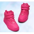 thumbnail image 6 of LUCKY STEP Fashion Hook and Loop High Top Sneakers Casual Walking Shoes,Hot Pink,Womens, 6 of 10