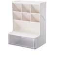 thumbnail image 1 of Multi-Functional Desk Organizer Pencil Holder Stationery, Large Marker Pen Organizer Storagewhitetransparent, 1 of 5