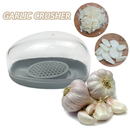 

〖TOTO〗Garlic Press Crusher Garlic Garlic Press Mashed Pressure Food Crusher Tool Puree Kitchen，Dining & Bar