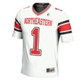 thumbnail image 2 of Men's GameDay Greats #1 White Northeastern Huskies Football Jersey, 2 of 4
