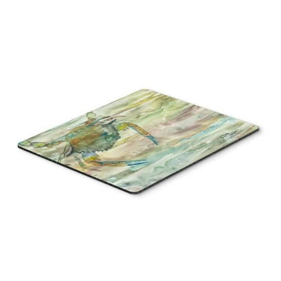 Blue Crab Sunset Mouse Pad, Hot Pad or Trivet
