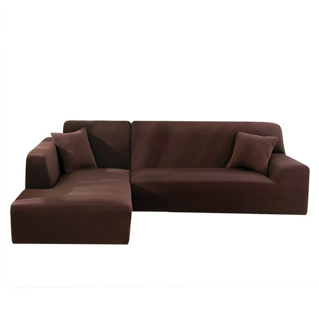 Housse de Canapé Sectionnelle Housses de Canapé Sectionnelles Housse de Canapé en Forme de L Housse Extensible Élastique Confortable Douce Housse de Canapé Lavable Protecteur de Meubles Housses Extensibles pour Canapé