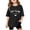Black, variant on Girls American Flag 250th Anniversary T Shirt Kids 2026 Patriotic Short Sleeve Crewneck Tee