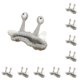 thumbnail image 2 of Guardurnaity Diadema de dibujos animados Adorable de felpa para orejas de ojos de caracol útil para lavar la cara práctica y conveniente gris 10piezas, 2 of 6