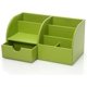 thumbnail image 4 of PU Leather Office Desk Organiser Tidy Pen Pencil Pots Stationery Storage Box Desk Accessories, 4 of 4