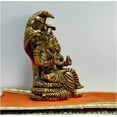 thumbnail image 3 of Lord Vishnu Laxmi Sculpture Vishnu Lakshmi Statue in Brass Goddess of Luck Laxmi Narayana Idol Small Vishnu Lakshmi Figurine Hindu God Statue Indian Handmade Statue Religious Gift - AtoZ India Cart, 3 of 4