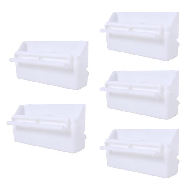 RENACLIPY 5Ud Comedero Para Jaula De Loro Con Simple Y Práctico Para Mascotas