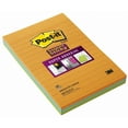 thumbnail image 2 of Post-It Super Sticky Notes, 2x Sticking Power, 4 in x 6 in, Marrakesh Collection, Lined, 3 Pads/Pack, 45 Sheets/Pad (4645-3SSAN), 2 of 2