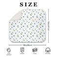 thumbnail image 4 of Pioneer Flower Floral Print Pattern Kitchen Dish Drying Mat 1 Pack, Ultra Absorbent Microfiber Drainer Mat, 16"x18", 4 of 6