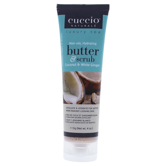 Butter and Scrub - Coconut and White Ginger Cuccio Butter and Scrub - Coconut and White Ginger Scrub Unisex 4 oz