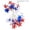 B, variant on Patriotic Star LED String Lights, 3M 30 Red White Blue Star Lights with 3-Battery Box, Battery-Operated String Lights for 4th of July, independence Day and Patriotic Party Decor