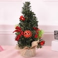 thumbnail image 1 of Mini Table Top Christmas Tree Small Desk Xmas Tree Party Ornament Decorated Tree, 1 of 6