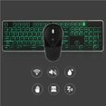 thumbnail image 2 of ziyahi Wireless Charging Lighting 104 - key Laser Engraving Mute Keyboard Mouse Combo - Green Light, 2 of 6