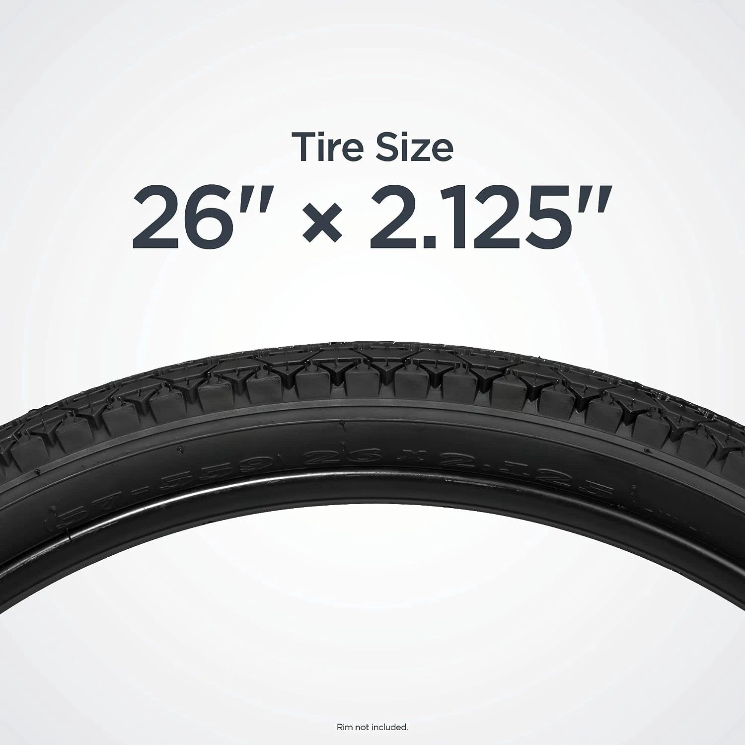 Schwinn Cruiser Bicycle Tire 26" x 2.125", Black