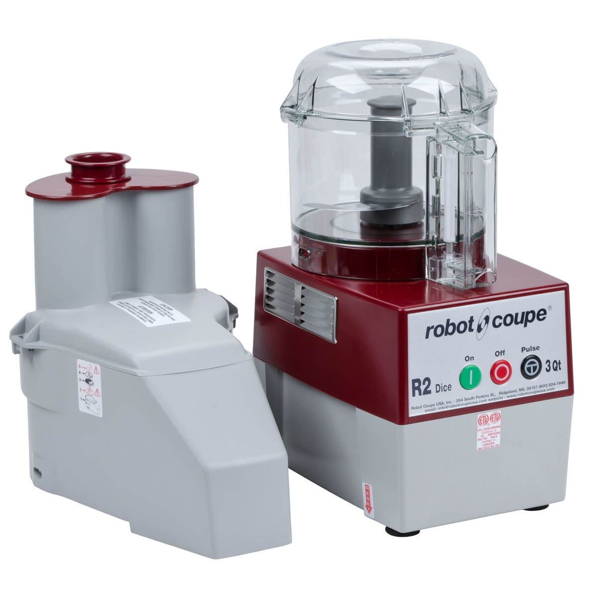Robot Coupe R2CLRDICE Combination Food Processor w/ Dicing