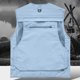 thumbnail image 4 of Tank Tops Hombres Casual Loose Fit con Diseño de Bolsillo Múltiple, Cremallera Multifuncional con Cuello en V Al Aire Libre Top de Voluntario de Emergencia, 4 of 6