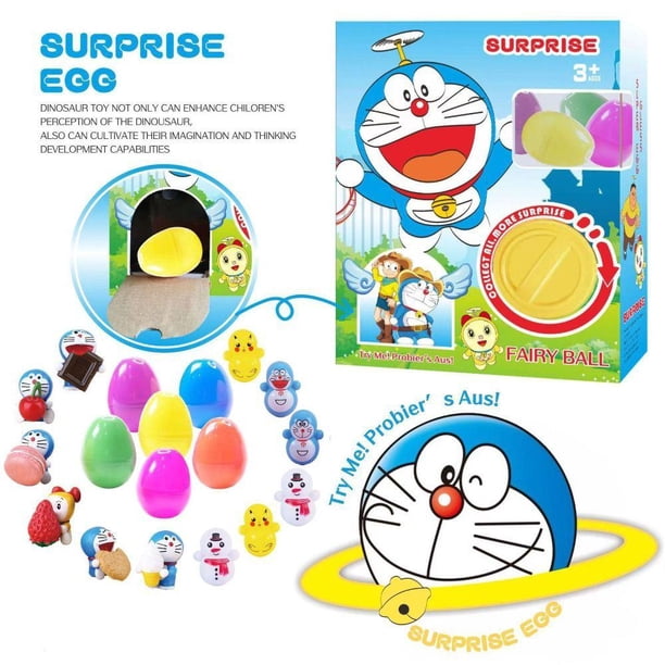 CENTEC 1 Set Mini Muñeca Torcida De Huevo | Mario Doraemon , Grúa Dinosaurio Twist De Dibujos Animados Animal Demon Slayer Bebé Niños