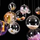 thumbnail image 5 of Bolas navideñas transparentes de 5 a 10 cm, bolas huecas de plástico rellenables para hacer tú mismo, adornos colgantes para árbol de Navidad, regalos para fiestas en el hogar, caja de decoración, 5 of 5