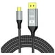 thumbnail image 1 of Cable USB C A DisplayPort 16K, Adaptador de Extensión Tipo C A DP2.1, 8K, 60 Hz, 4K, 240 Hz, 80 Gbps, UHD, para Monitor Portátil, 2 M, 1 of 5
