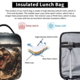 thumbnail image 5 of Halloween T Rex Dinosaur Lunch Bag Portable Thermal Lunch Box for Men and Women, 5 of 6