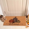 thumbnail image 3 of Autumn Halloween Thanksgiving Pumpkin Doormat Non-Slip Absorbent Floor Mat for Home Bathroom Entrance, 3 of 4