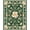 Green, Pattern 4, variant on Flatwoven High Traffic Area Rug, Modern Boho Mosaic with Abstract Blossoms and Latticework Accents, Non Slip, Stain Resistant, Washable Area Rugs for Living Room, Bedroom(Pink, 6X9)