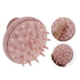 thumbnail image 4 of Unique Bargains 1 Pc Round Hair Shampoo Brush for Head Massage 2.95"x3.27" Pink, 4 of 6