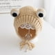 thumbnail image 1 of Gorro de punto de invierno Frog Eye | Gorro de punto cálido y ajustable para hombre y mujer | Gorro de poliéster para exteriores en verde, amarillo, beige, caqui y rojo, 1 of 6